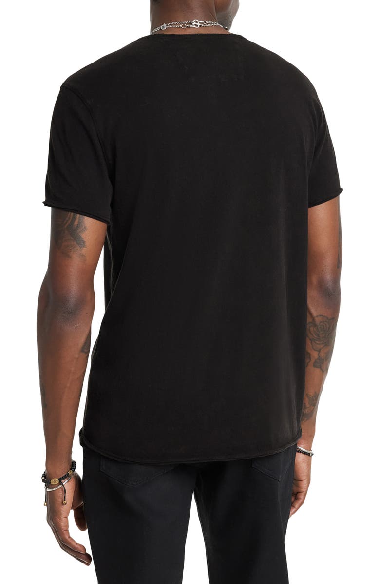 John Varvatos Ozzy Raw Edge Graphic T-Shirt, Alternate, color, 