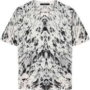 AllSaints Anouk Snakeskin Pattern Wool Knit Shirt
