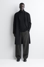 COS Double-faced Wool Relaxed-fit Wide-leg Pants