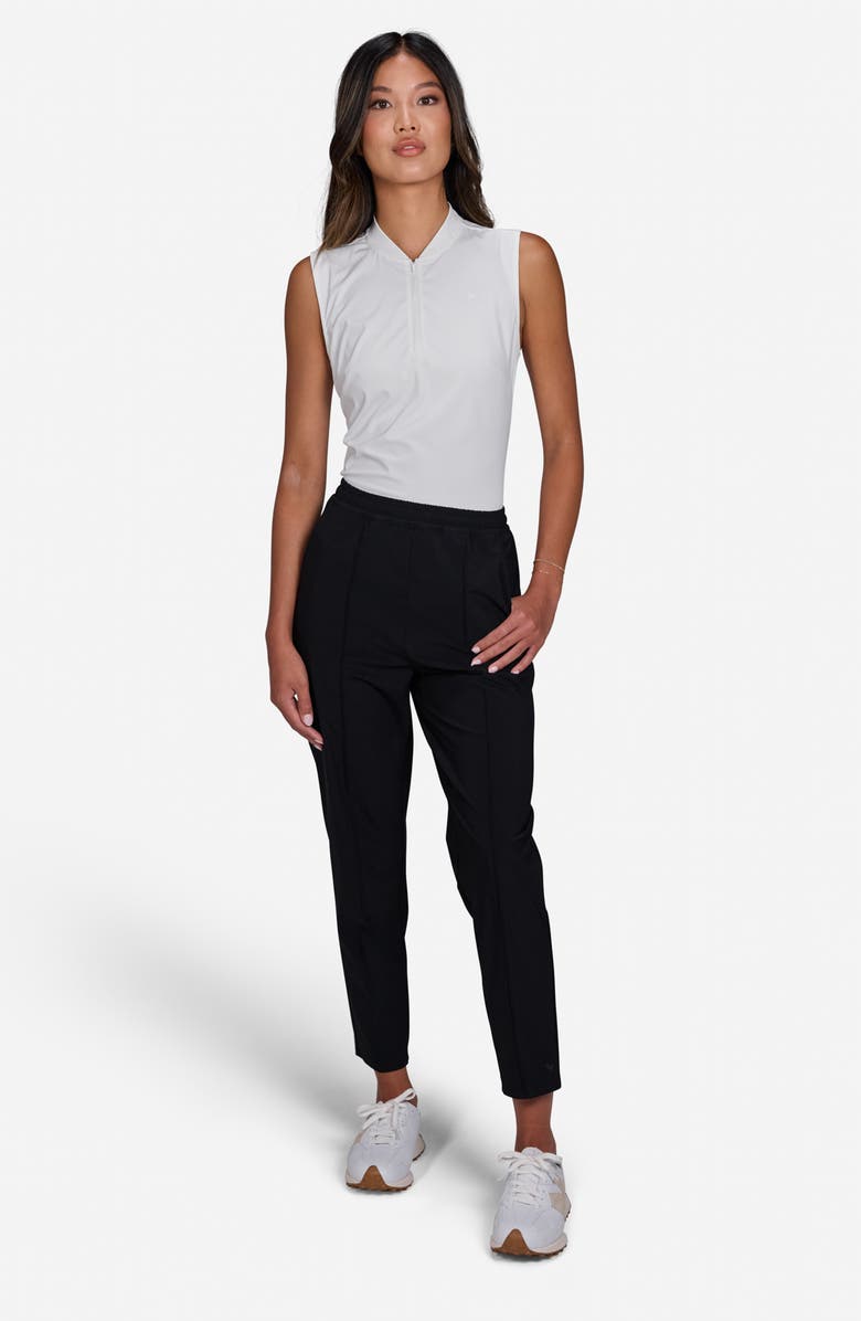 Bad Birdie Blade Collar Performance Golf Sleeveless Polo, Alternate, color, Brilliant White