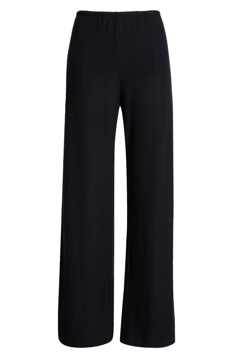 LESET Lauren Knit Wide Leg Pants, Main, color, Black