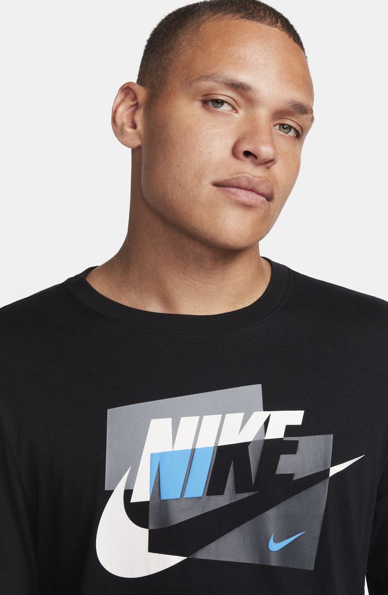 Nike Puff Print Long Sleeve Graphic T-Shirt, Alternate, color, 