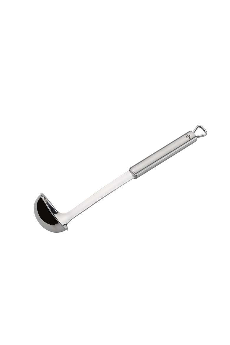 Parma Sauce Ladle, 18/10 Stainless Steel, 2 fl. oz., 12-Inch, Main, color, Silver