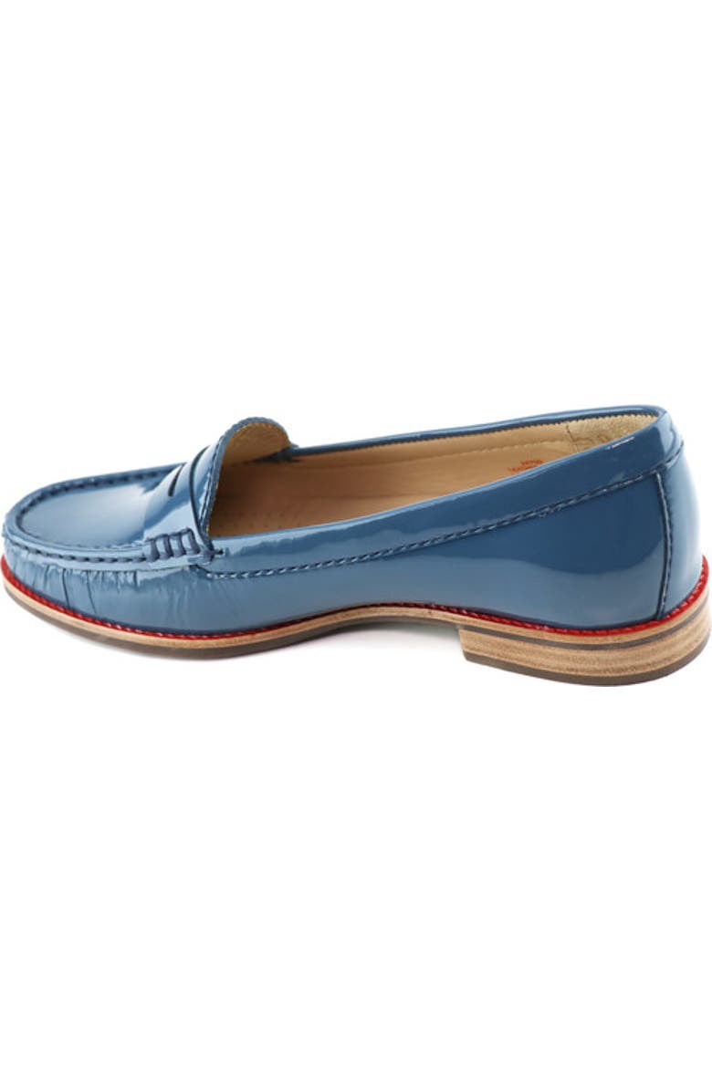 Marc Joseph New York East Village Patent Leather Penny Loafer, Alternate, color, Atlantic Blue Patent