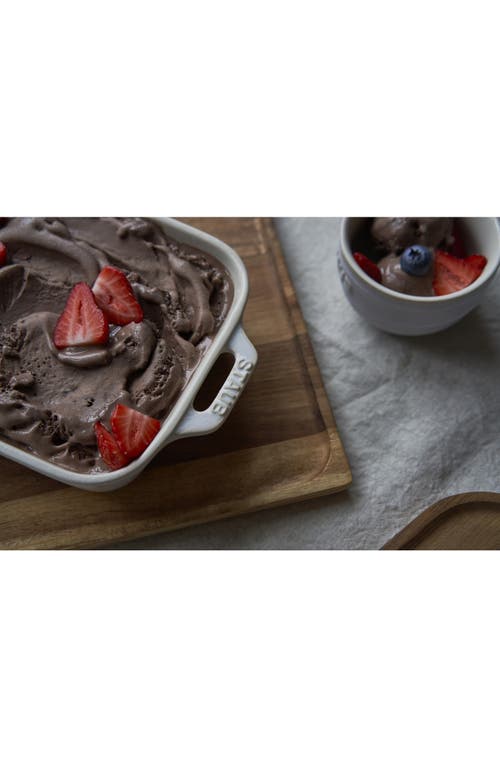 Staub Ceramic 2-pc Rectangular Baking Dish Set In White