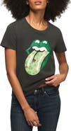 Lucky Brand Rolling Stones Clover Lip Class Cotton Graphic T-Shirt