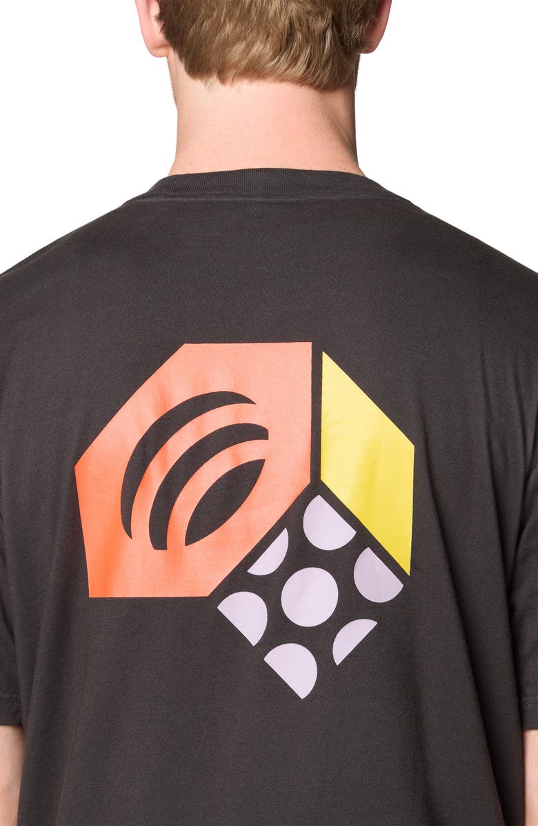 Mountain Hardwear MHW Tri-Color Graphic T-shirt, Alternate, color, Stealth Grey