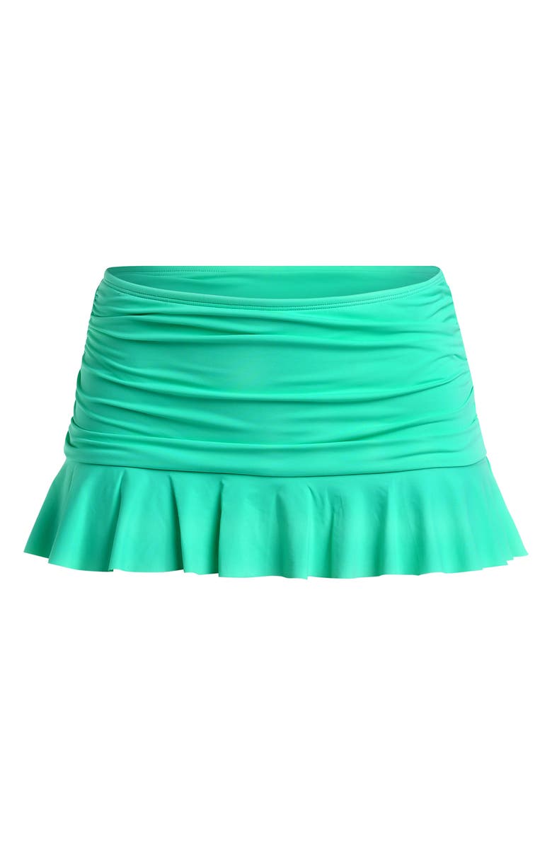 La Blanca Skirted Bikini Bottoms, Alternate, color, Seafoam