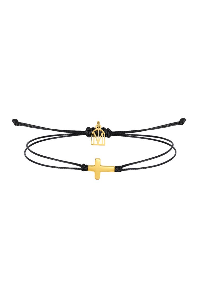 The Cross Thread bracelet, Main, color, Yellow Gold