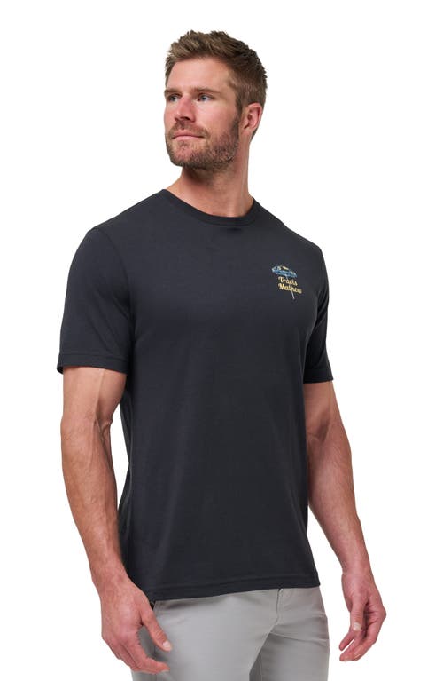 Travismathew Vacation Home Graphic T-shirt In Black