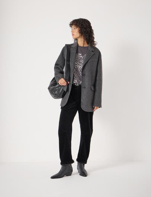 Hush Metallic Graphic T-shirt In Gray