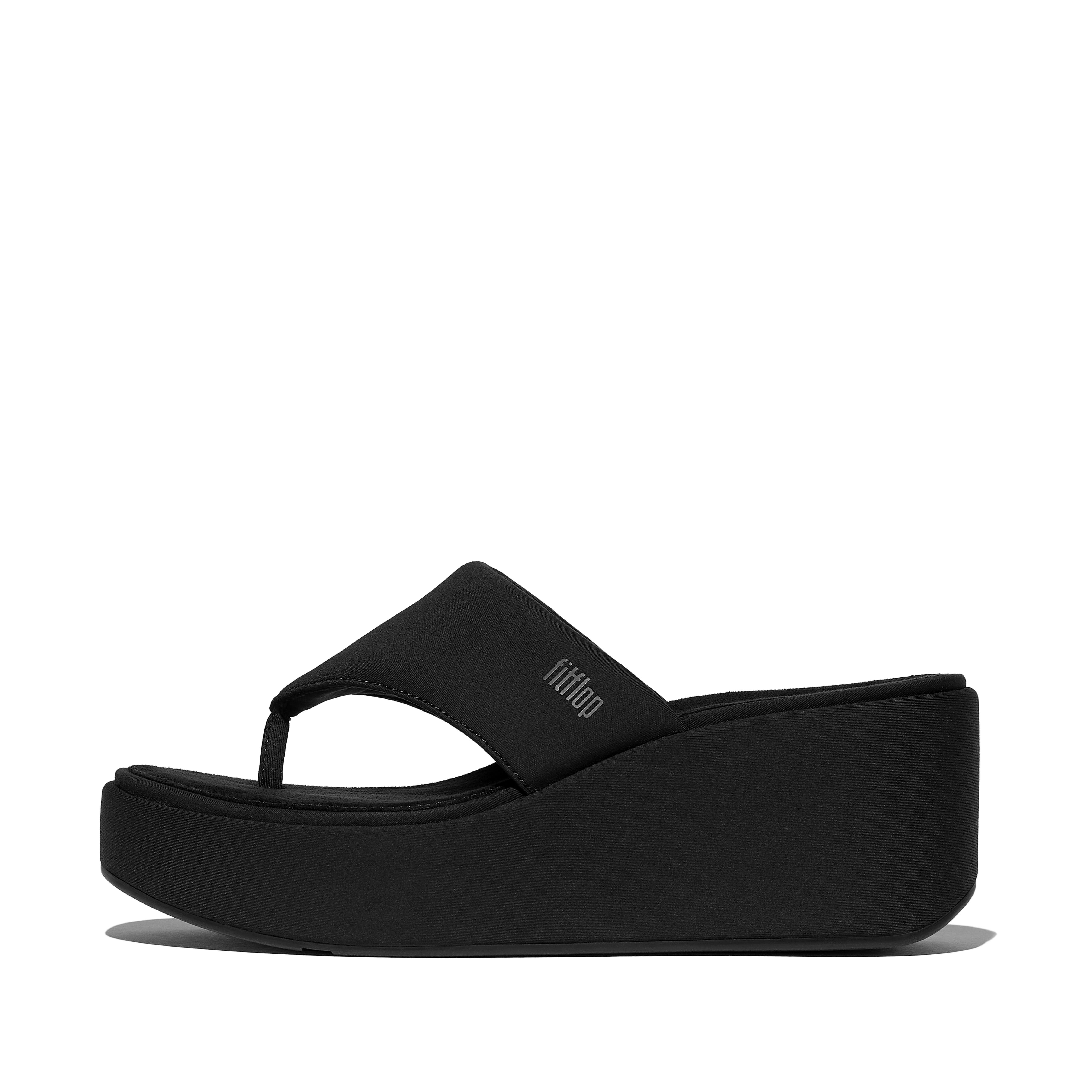 FitFlop Platfforms Wedge Toe Post, Alternate, color, 