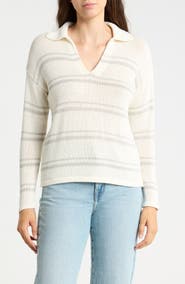 JMCLAUGHLIN Valerie Johnny Collar Sweater
