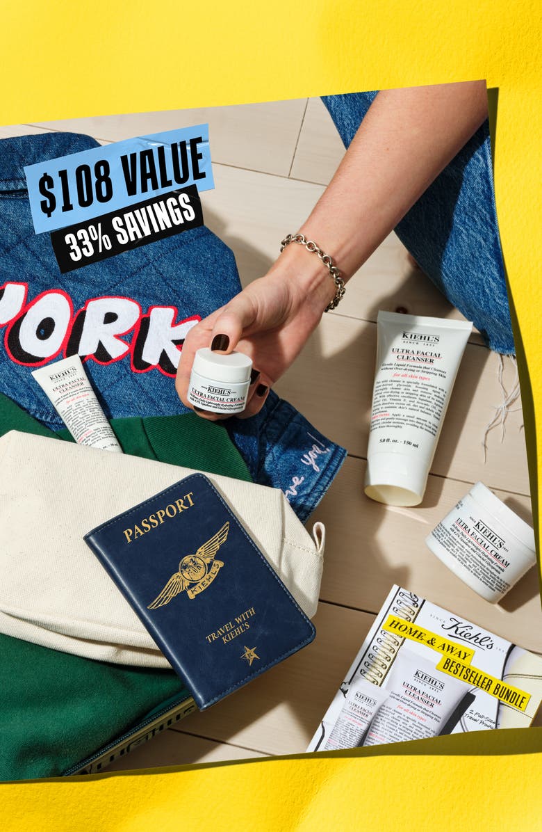 Kiehl's Since 1851 Ultra Facial Home & Away Bestseller Set (Nordstrom Exclusive) $108 Value, Alternate, color,