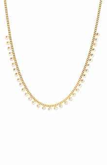 AMERICAN EXCHANGE CZ Fringe Necklace