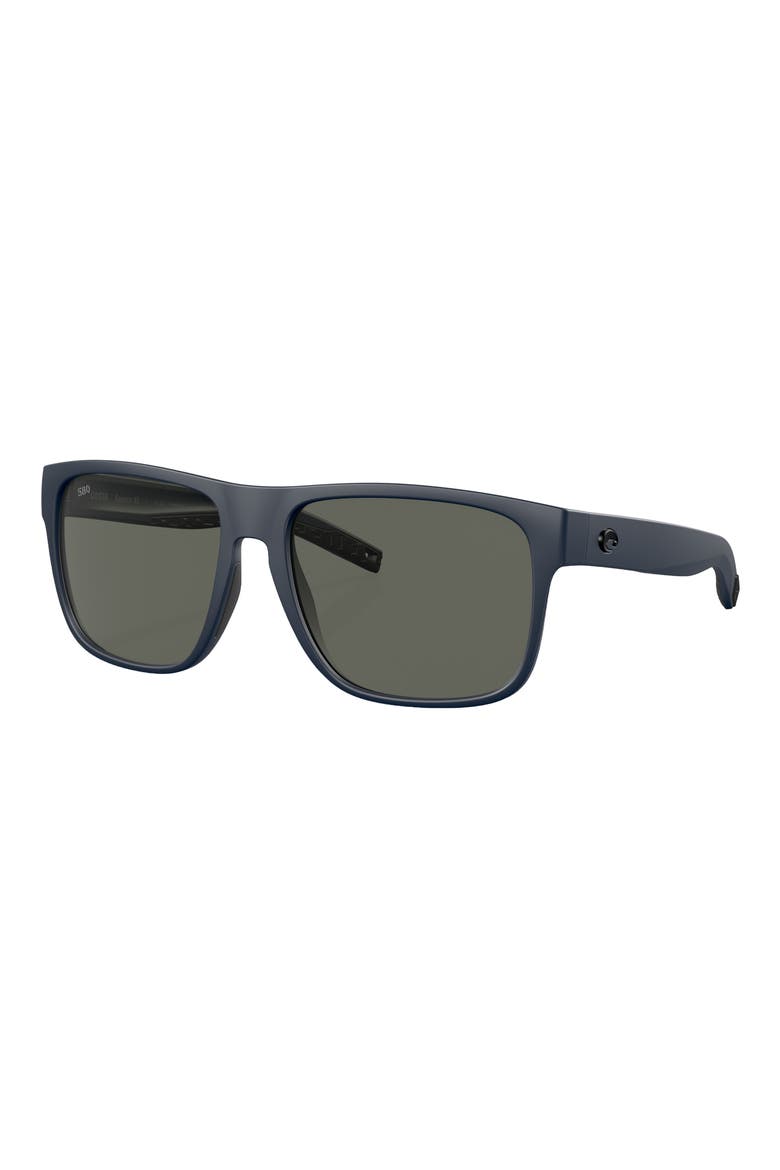 59mm Polarized Square Sunglasses, Alternate, color, BLUE