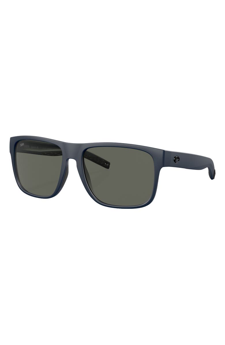 Costa Del Mar 59mm Polarized Square Sunglasses, Alternate, color, Blue