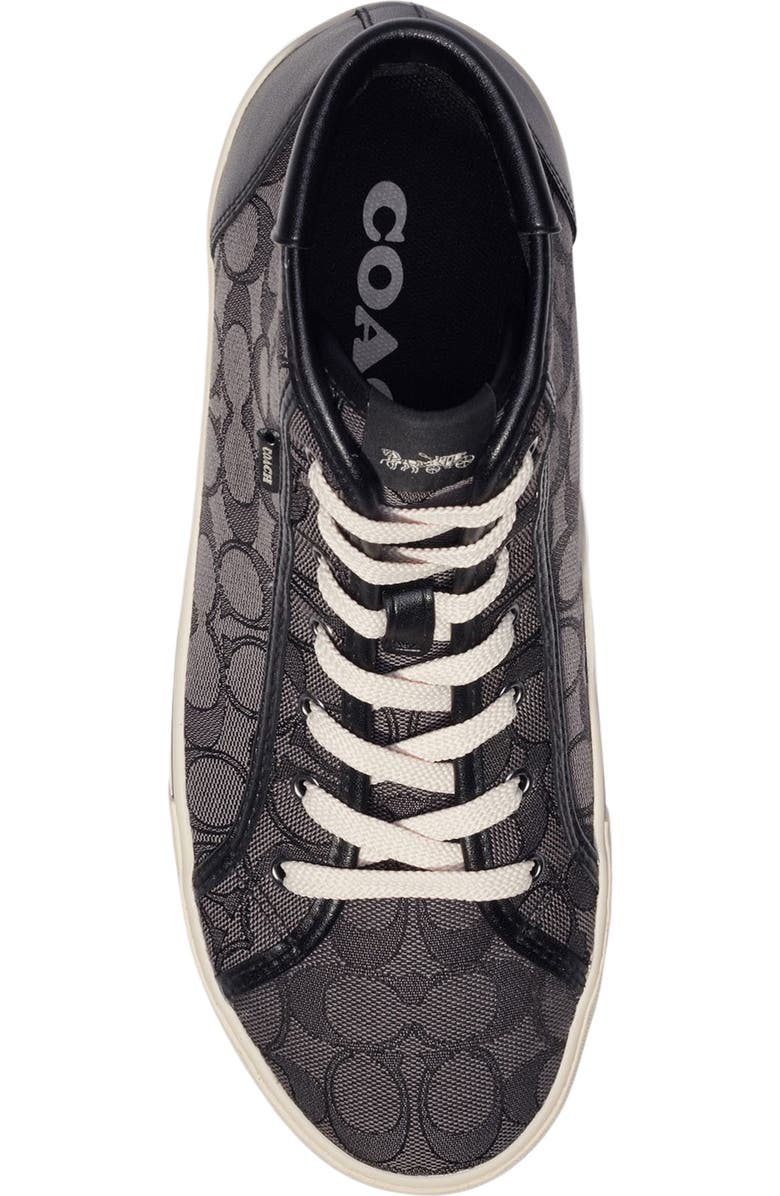 COACH Skate Signature Jacquard High Top Sneaker, Alternate, color,