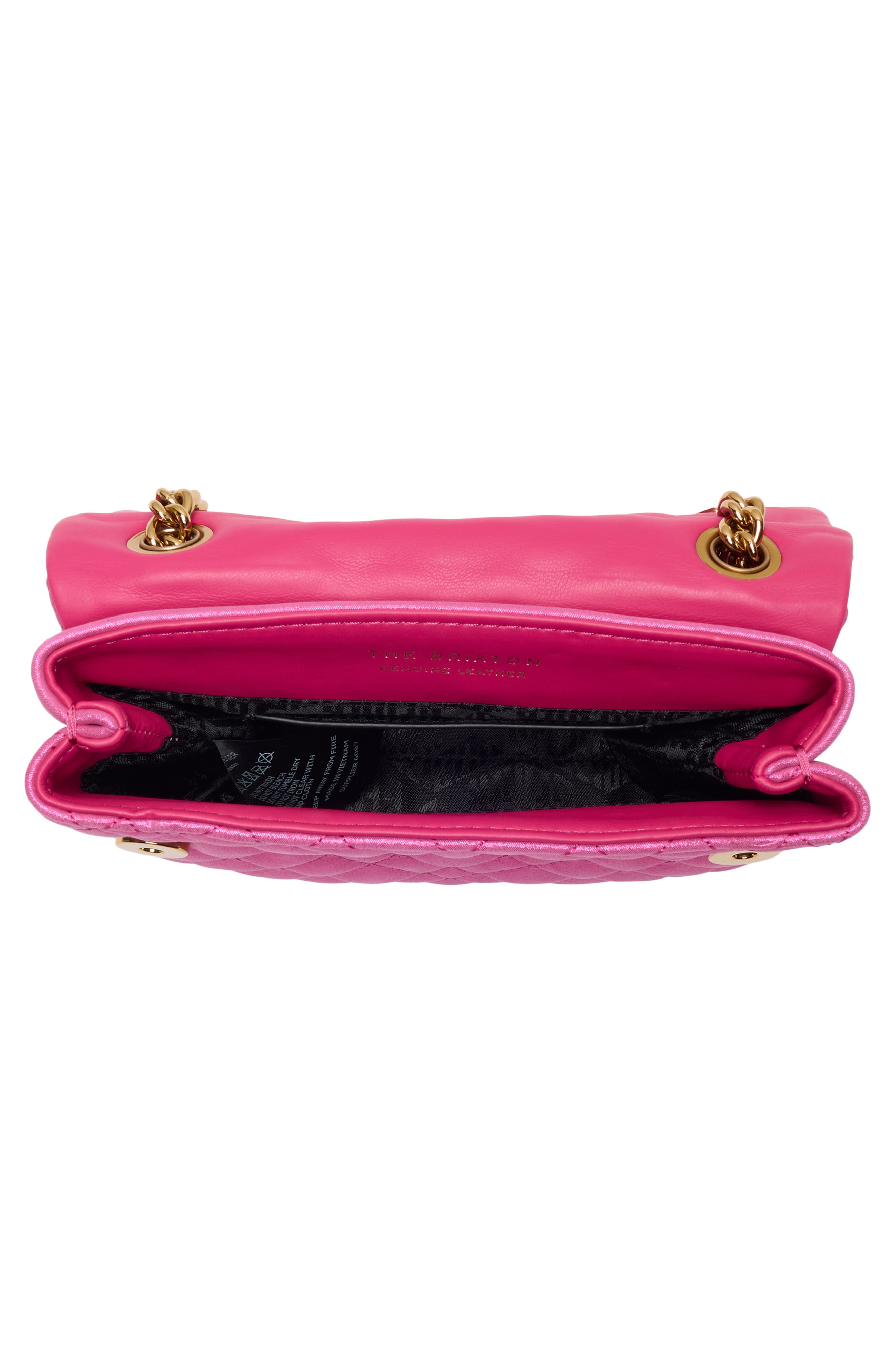 Kurt Geiger London Mini Brixton Bag, Alternate, color, Fuchsia-Suede