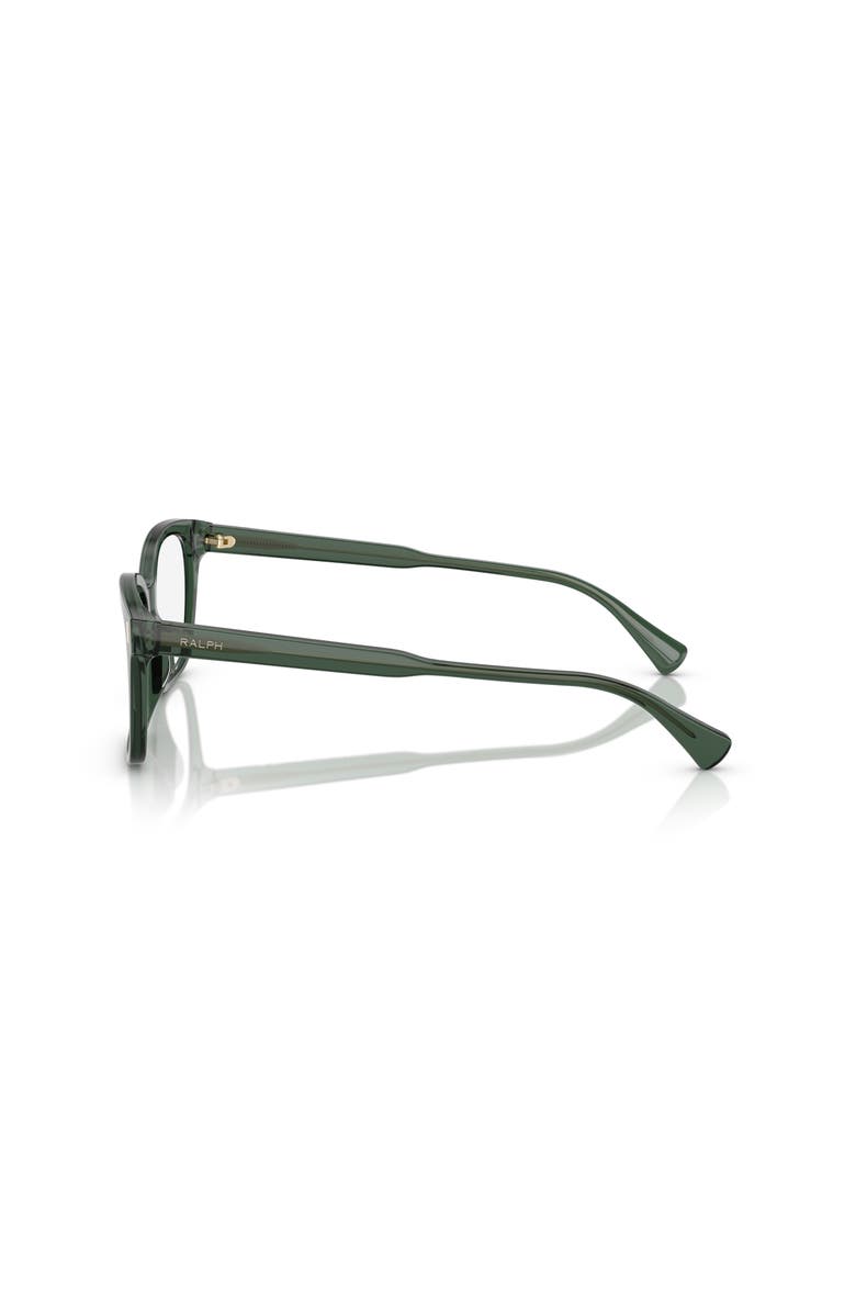 RALPH 53mm Rectangle optical glasses, Alternate, color, Green
