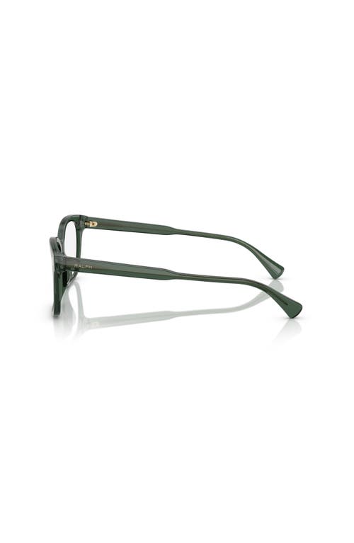 Ralph 53mm Rectangle Optical Glasses In Black