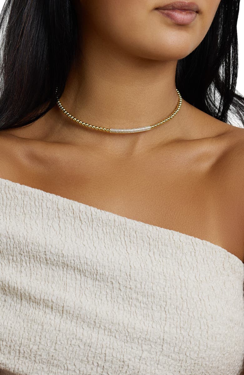 ATHRA LUXE The Muse Solene Choker Necklace, Alternate, color, 