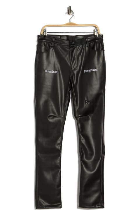 Bryant Faux Leather Skinny Pants
