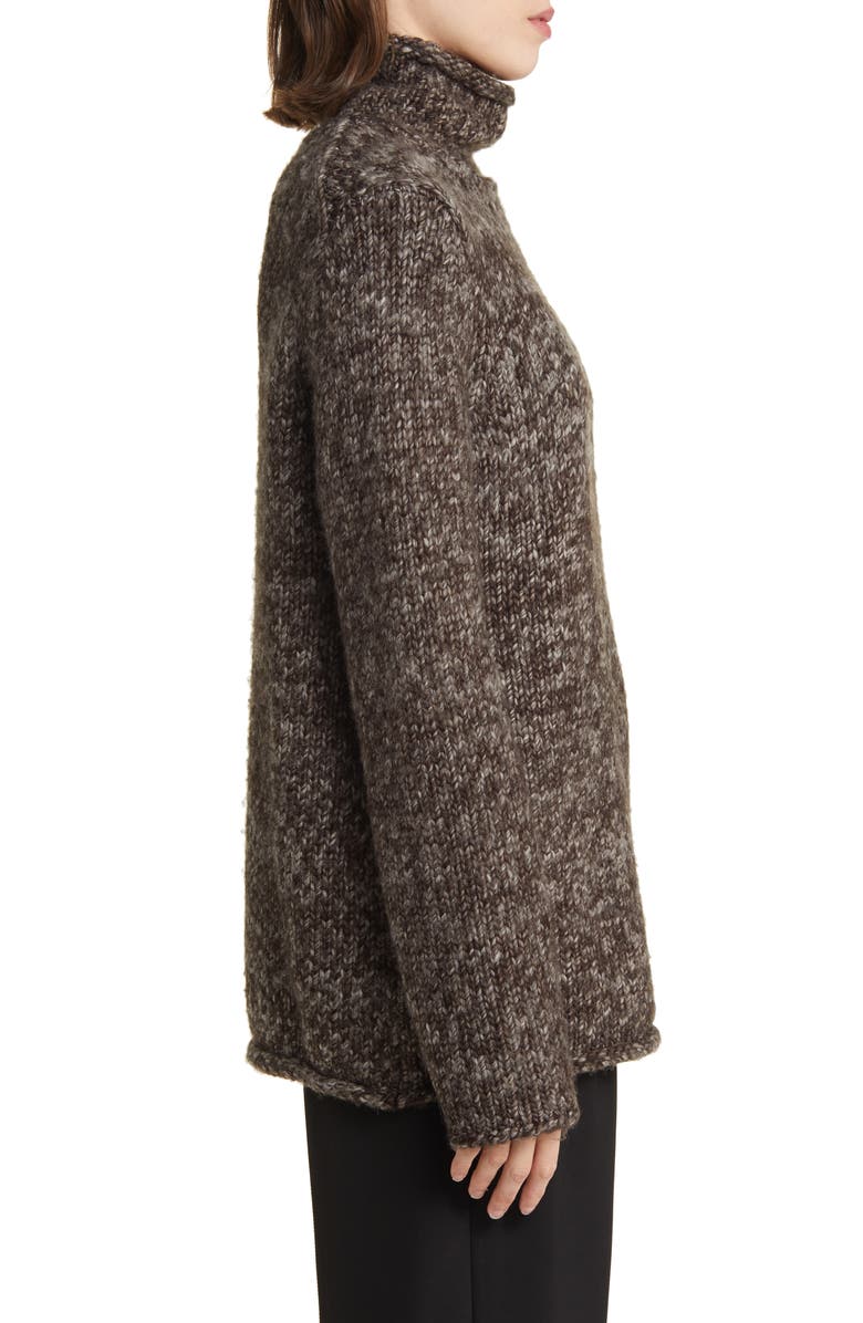 COS Marled Wool Turtleneck Sweater, Alternate, color, 