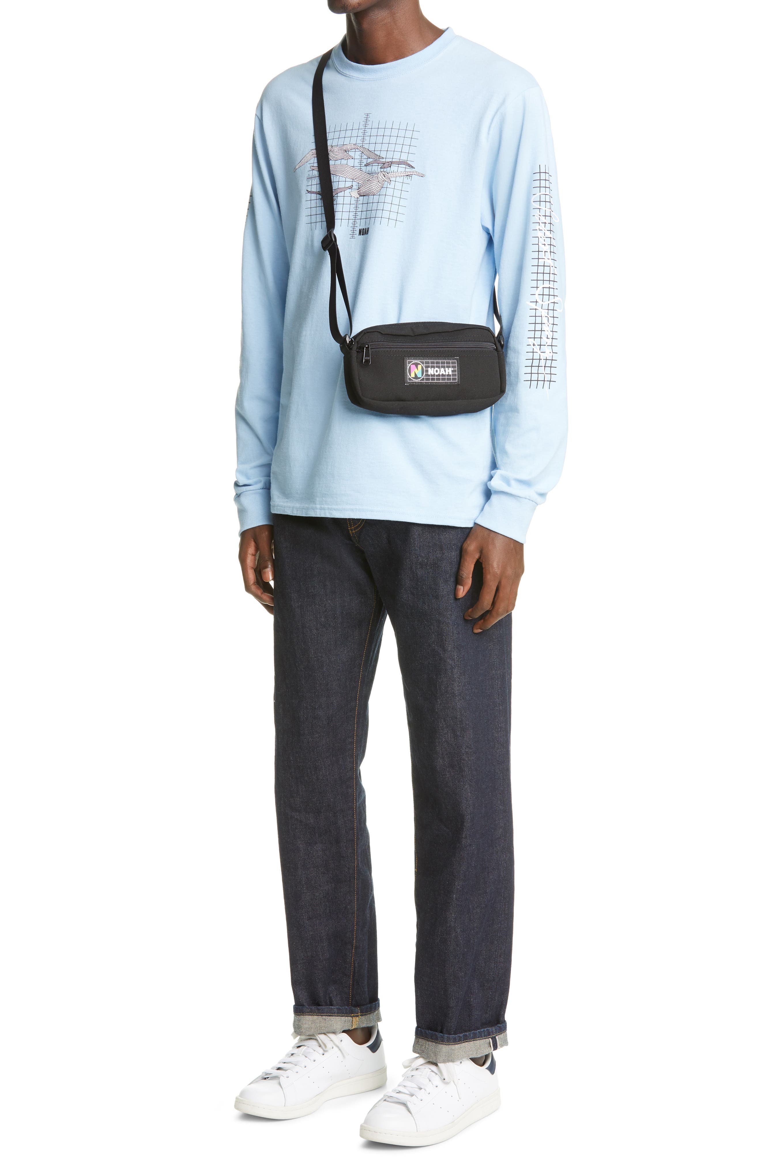 Noah Small Nylon Shoulder Bag, Alternate, color, 