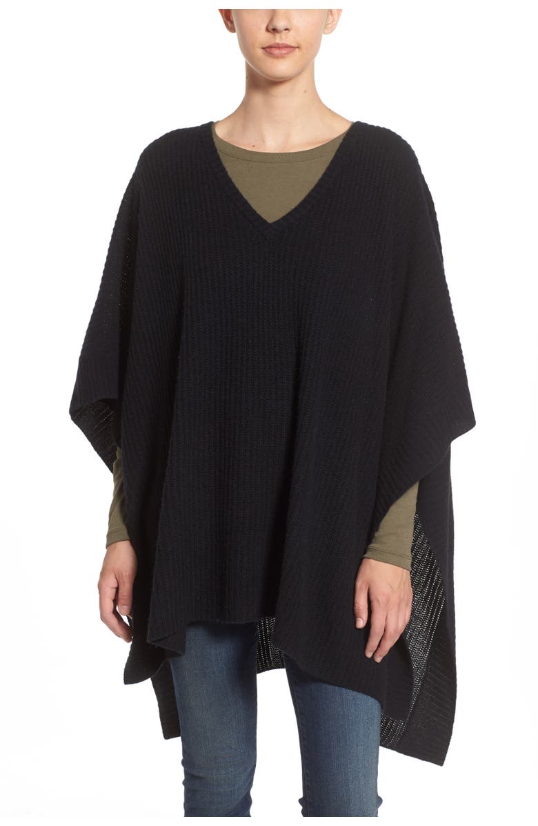 Halogen<sup>®</sup> Cashmere Poncho, Alternate, color,