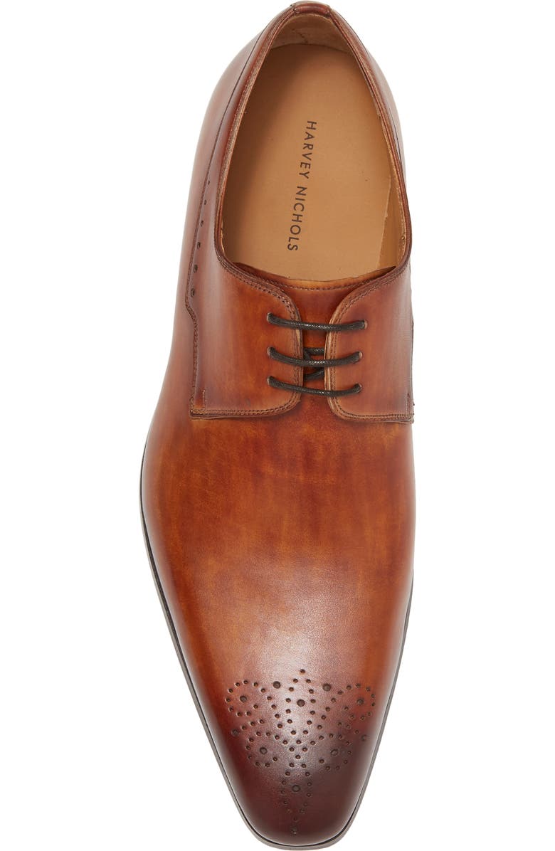 Magnanni Brogue Leather Derby, Alternate, color,
