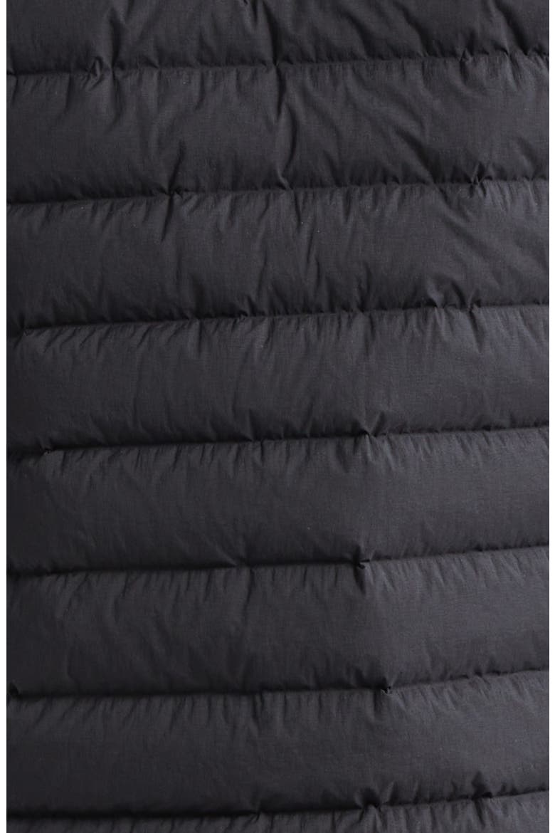 Hooded Down Puffer Jacket, Alternate, color, BLACK