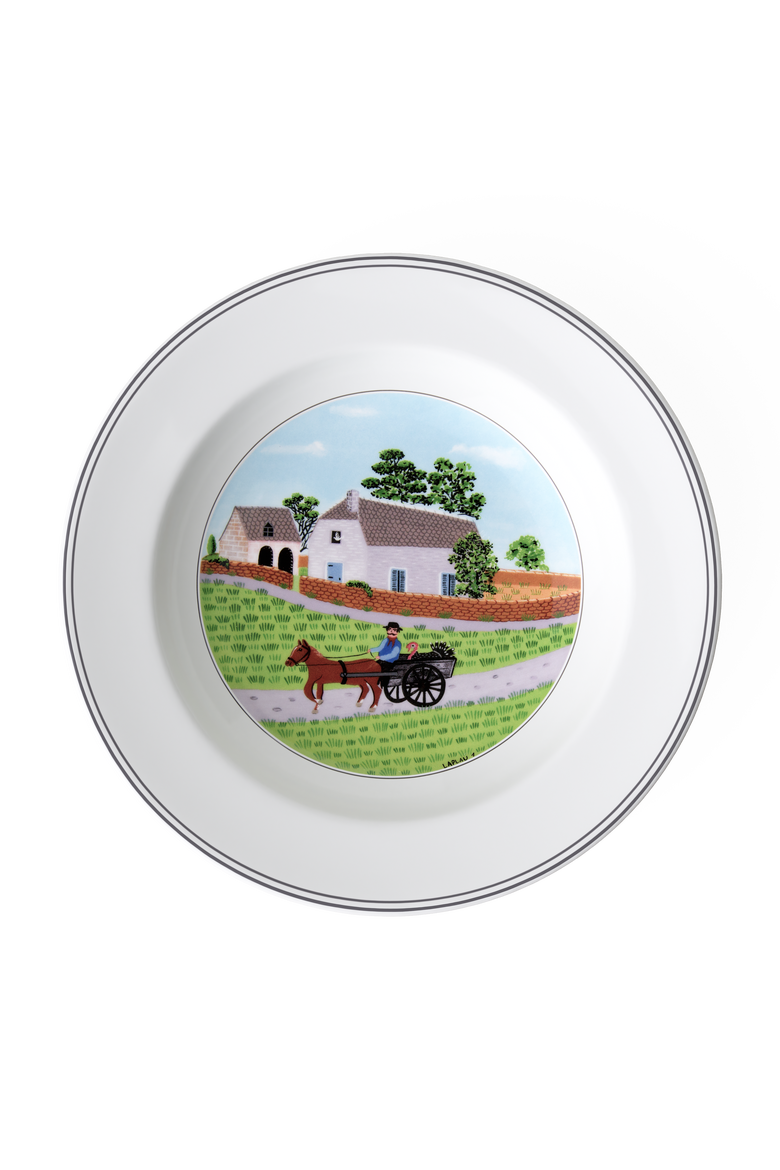 Design Naif Rim Soup #1 Going to Market, Main, color, None