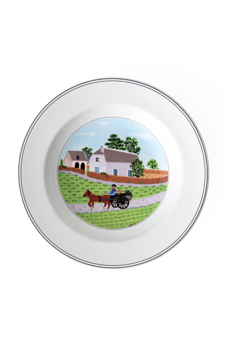 Villeroy & Boch Design Naif Rim Soup #1 Going to Market, Main, color, NO COLOR