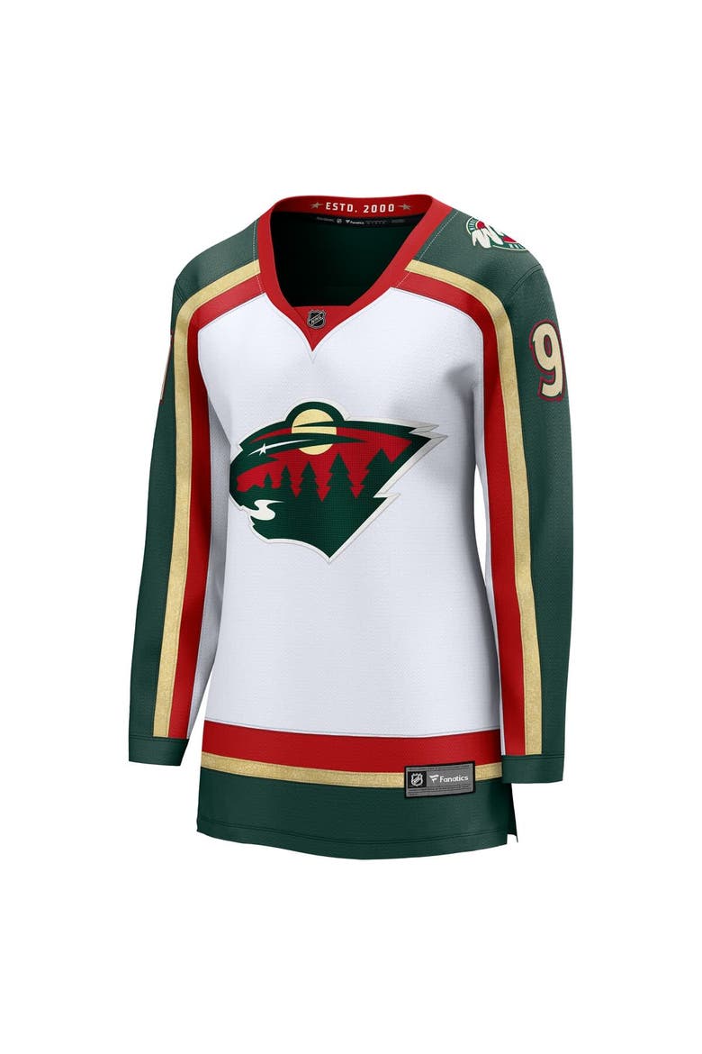 Women's Fanatics Kirill Kaprizov White Minnesota Wild 25th Anniversary Breakaway Player Jersey, Alternate, color, White
