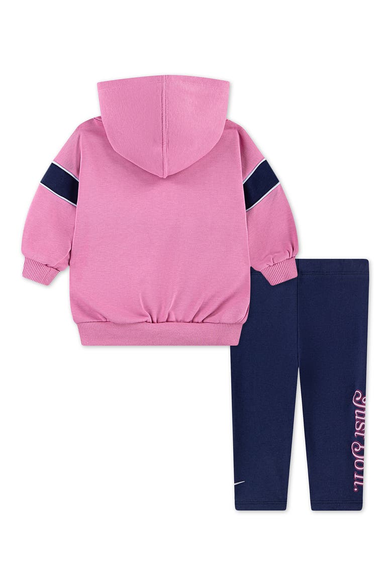 Varsity Prep Hoodie & Leggings Set, Alternate, color, U90-MIDNIGHT NAVY