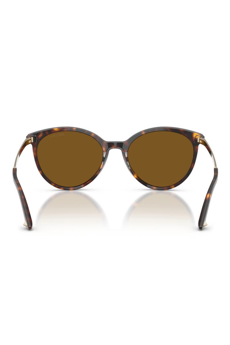 JC5060 53mm Polarized Phantos Sunglasses, Alternate, color, HAVANA / DARK BROWN POLAR