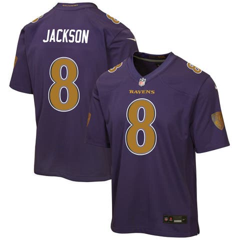 Youth Nike Lamar Jackson Purple Baltimore Ravens Alternate 2 Game Jersey