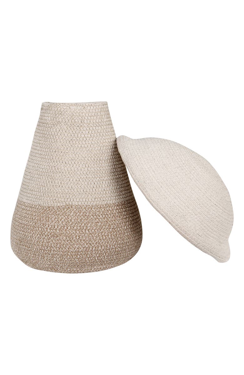 Lorena Canals Mushroom Basket, Alternate, color, Natural Linen Soil Brown