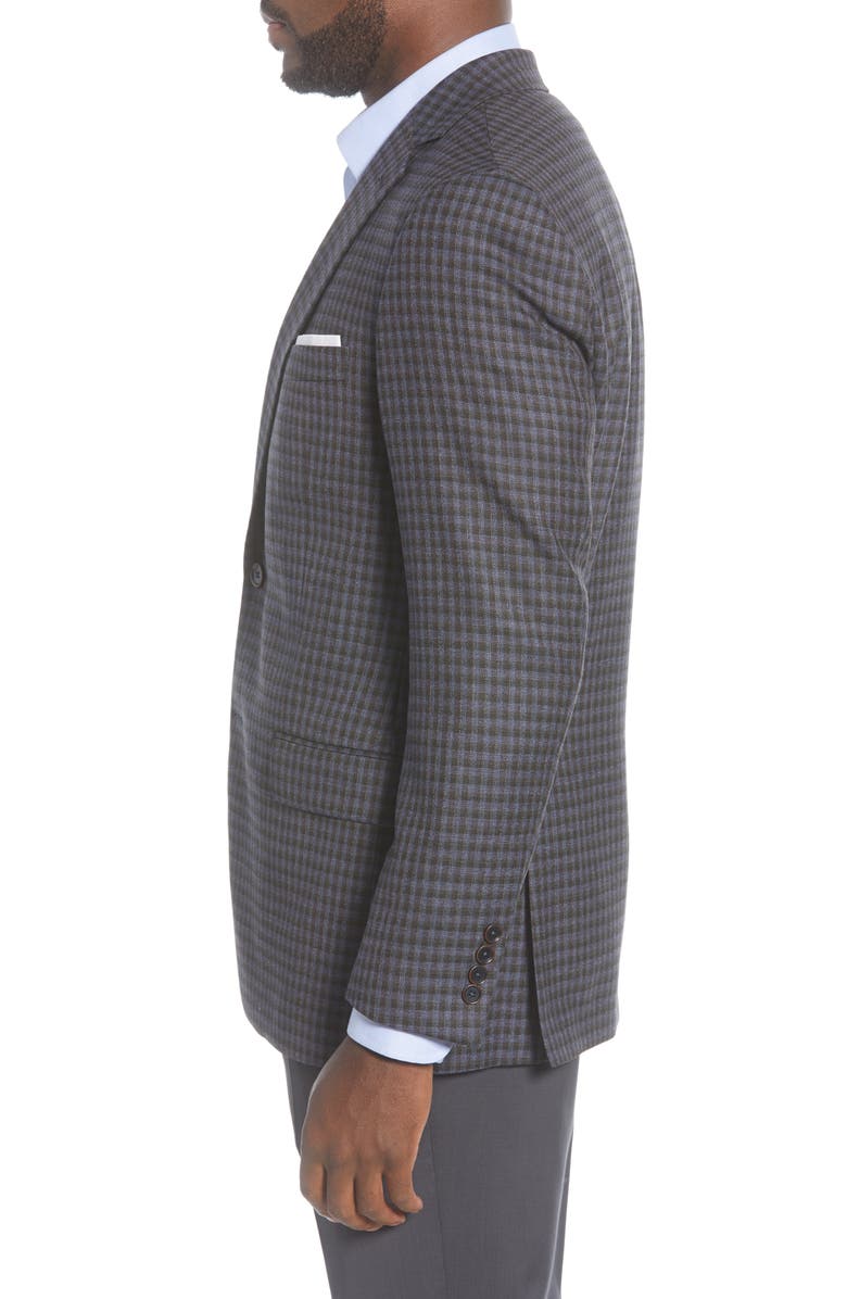 Hart Schaffner Marx Classic Fit Plaid Wool Sport Coat, Alternate, color, 