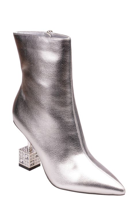 Crown Pointed Toe Bootie (Women)