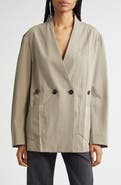 SETCHU Origami Belted Virgin Wool & Cotton Jacket