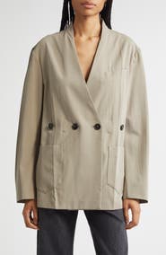 SETCHU Origami Belted Virgin Wool & Cotton Jacket