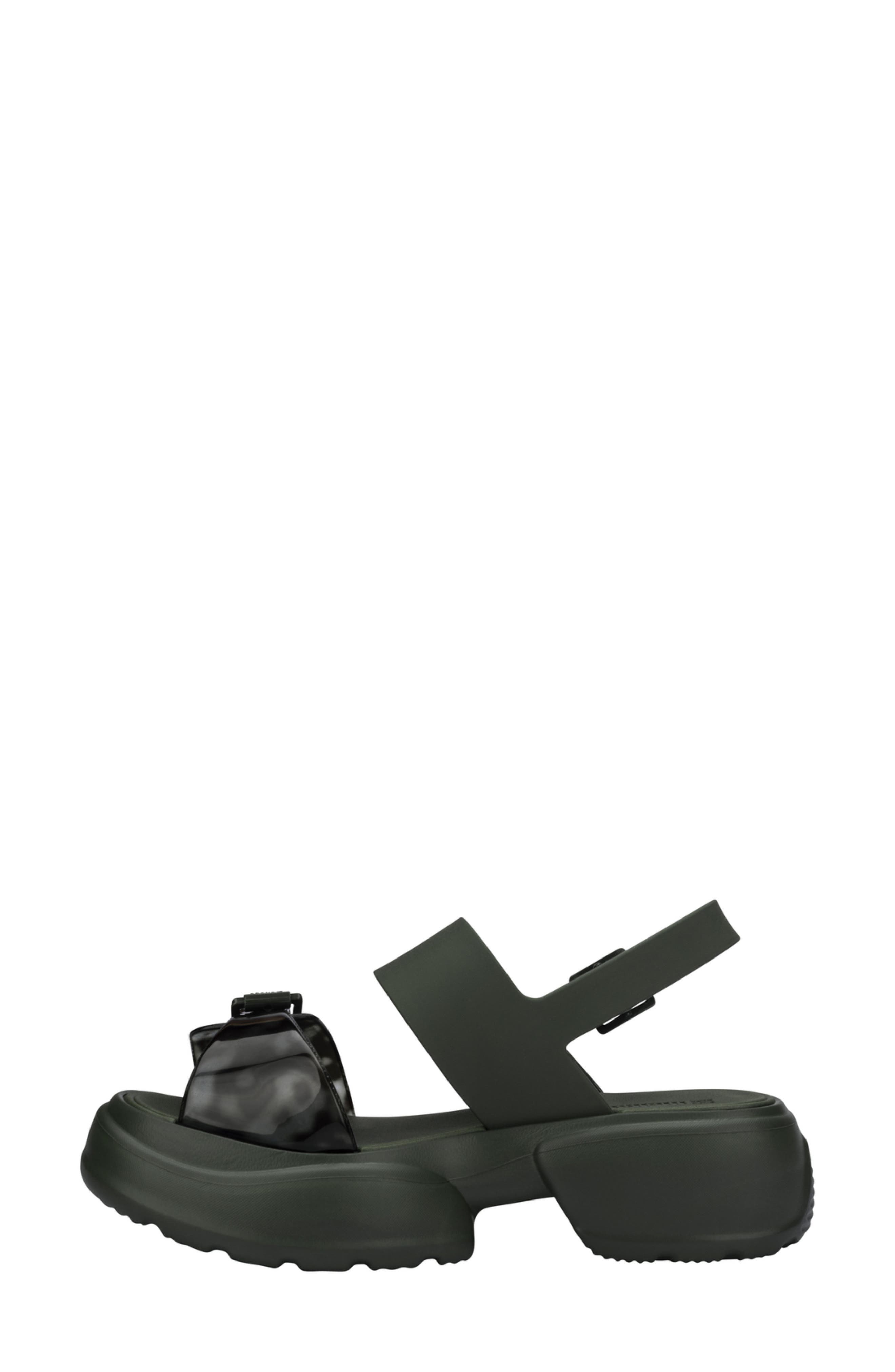 Push Slingback Platform Sandal, Alternate, color, GREEN/ TURTLE