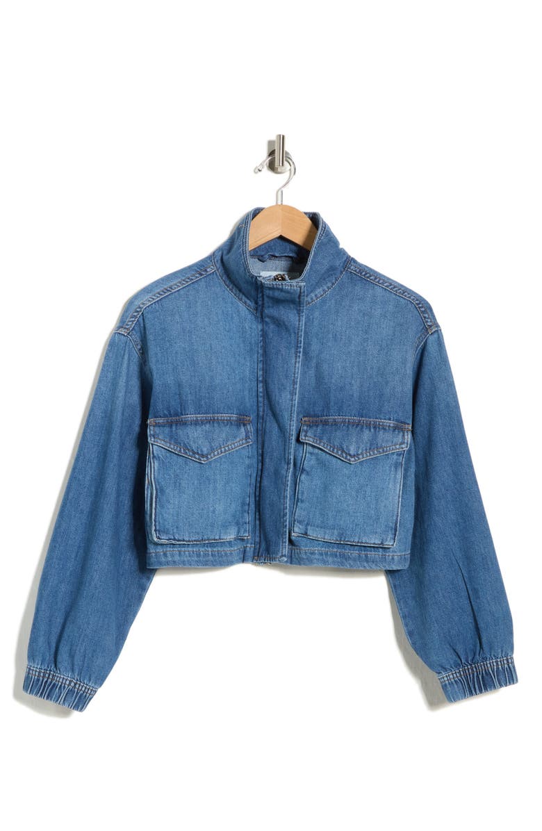Lucky Brand Denim Utility Jacket, Alternate, color, The Dreaming Fields