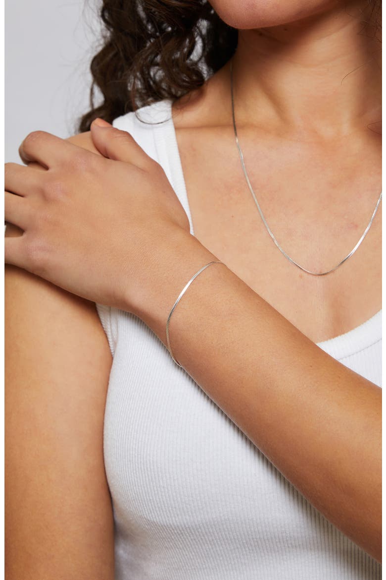 Josephine Snake Bracelet, Alternate, color, SILVER