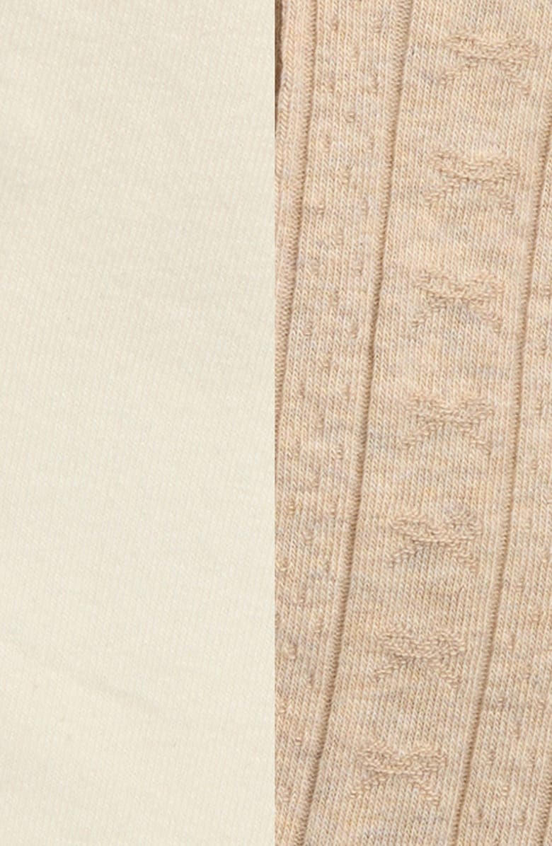 Capelli New York Kids' 2-Pack Sweater Tights, Alternate, color, Heather Oatmeal