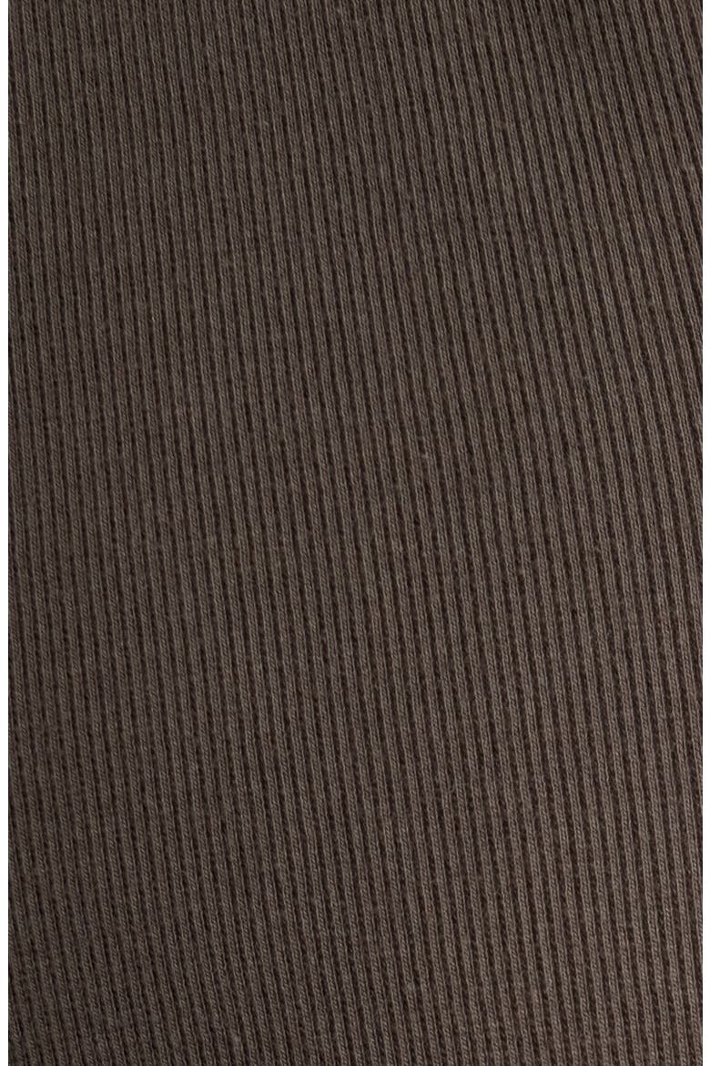 Fitted Long Sleeve Stretch Cotton Rib Henley, Alternate, color, GREY HARBOR