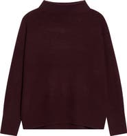 Vince Boiled Cashmere Funnel Neck Pullover