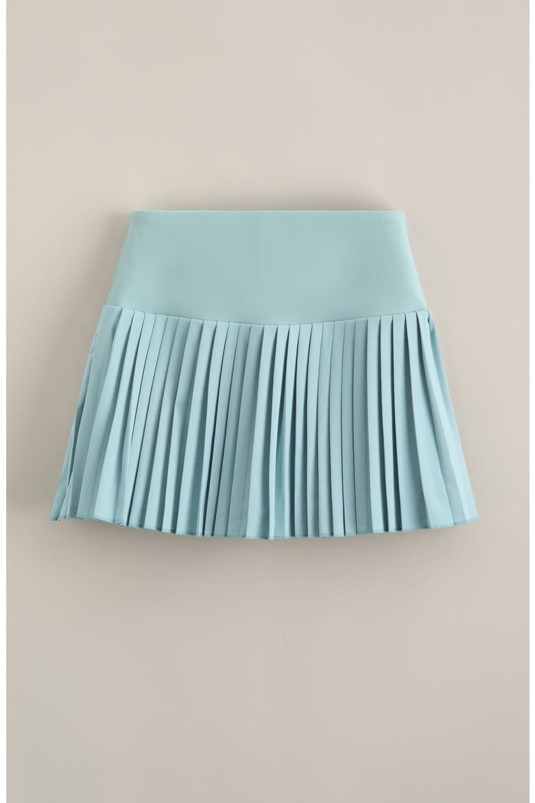 Kids' Pisces Pleated Skort, Main, color, TEAL AQUIFER